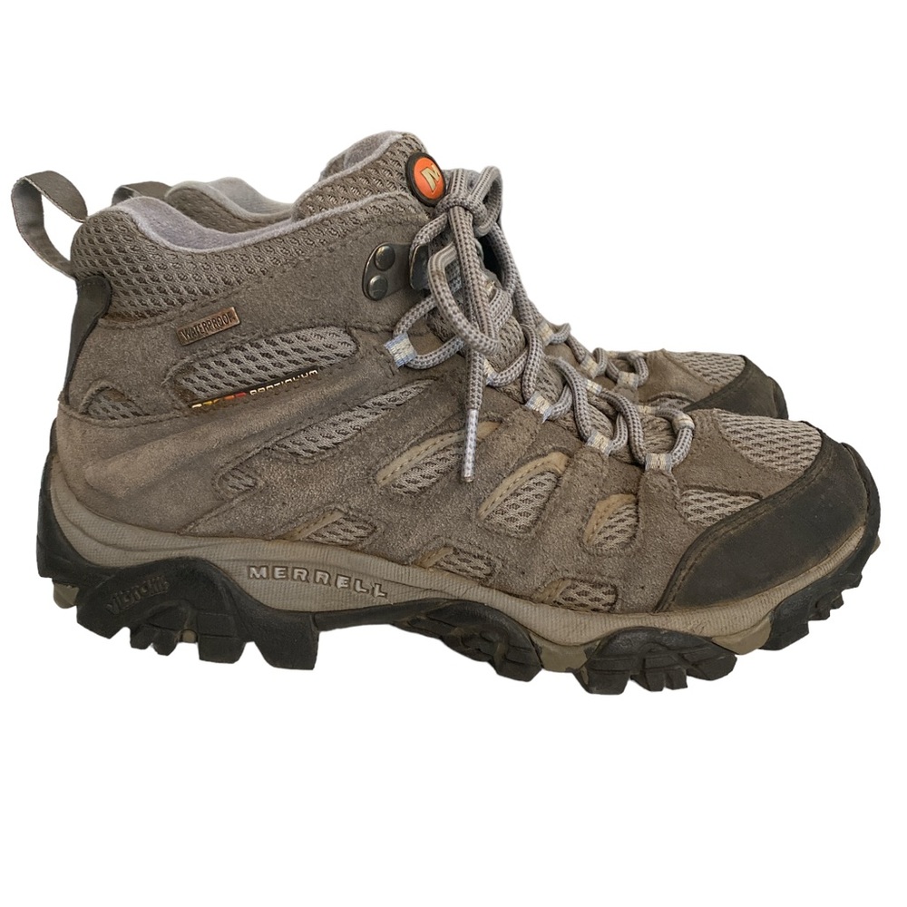 Merrell Moab 2 Mid Waterproof Vibram Sole Hiking Boots - 8